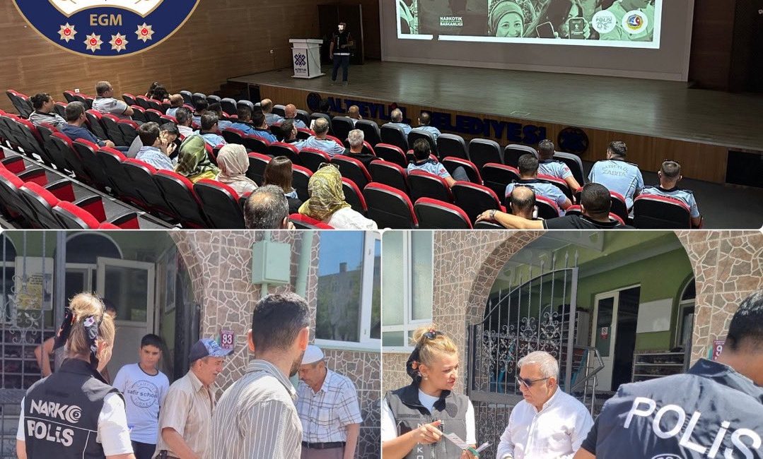 Bandırma’da uyuşturucuyla mücadeleye broşürlü destek Bandırma Paşabayır Gürkan Kanarlıoğlu Camii’nde vatandaşlara ve zabıta çalışanlarına, uyuşturucunun