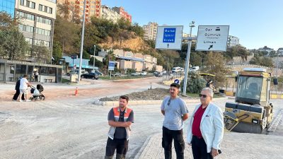 Bandırma Belediyesi’nin kent içi ulaşımı kolaylaştırmaya yönelik asfaltlama çalışmaları hızla