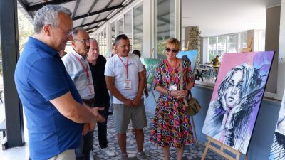 36’ncı Ayran Festivali, çeşitli etkinliklerle altıncı gününde vatandaşlarla buluştu. Sanat