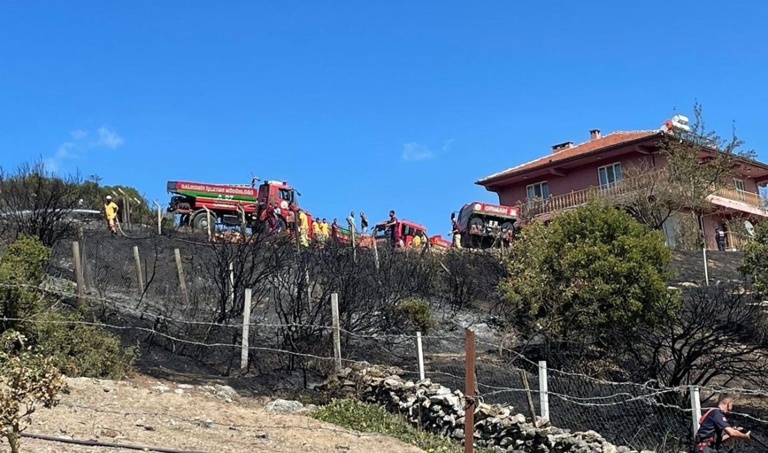Karesi’de arazi yangınına ekiplerden hızlı müdahale Yaylacık Mahallesi’nde çıkan arazi yangını kısa sürede müdahale edilerek büyümeden