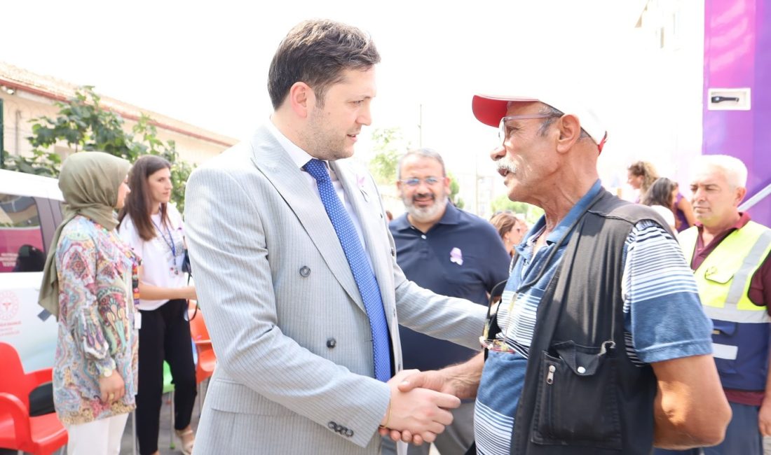 Susurluk’ta ücretsiz kanser taraması Halk Sağlığı Haftası etkinlikleri kapsamında Mobil Kanser Tarama Tırı Susurluk’ta