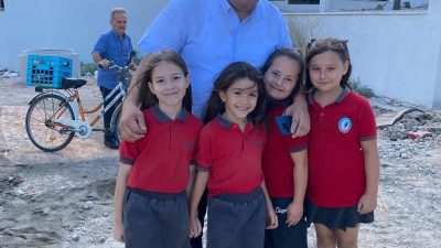 Gönen Belediye Başkanı İbrahim Palaz, Gündoğdu Mahallesi’nde yeni Kaymakamlık binası