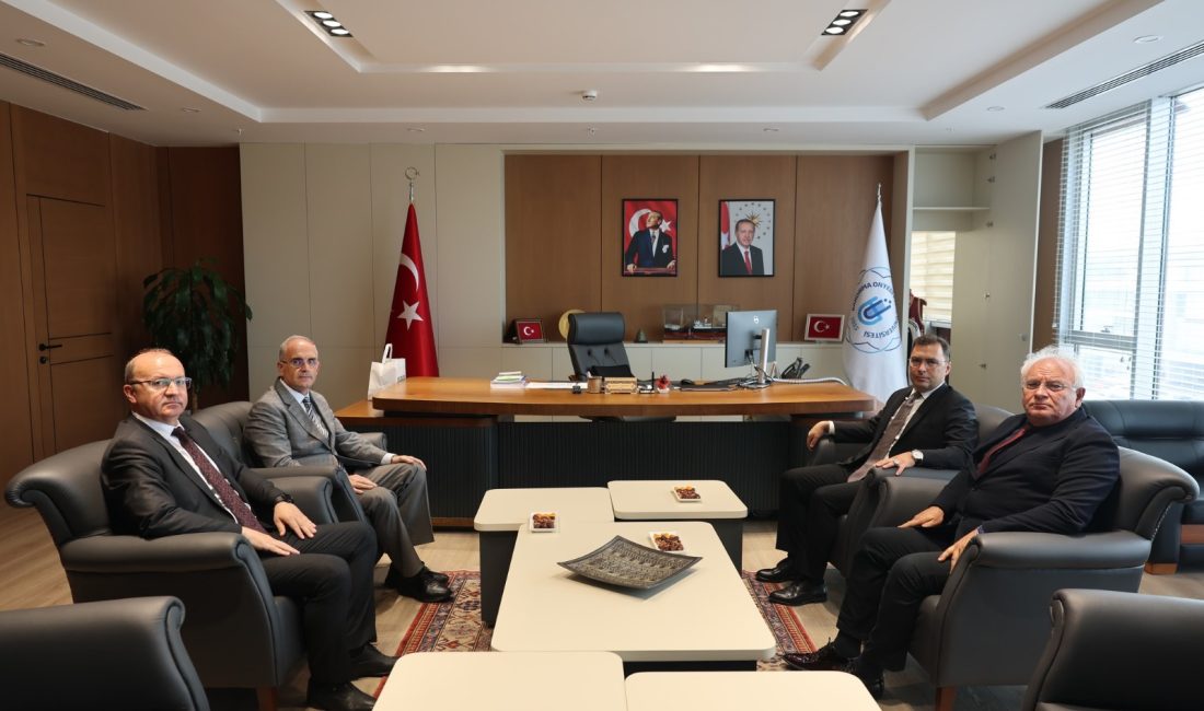 Yeni Başsavcı Rektör Boz ile bir araya geldi Bandırma Cumhuriyet Başsavcısı İsmail Olgun Kurt, Bandırma Onyedi Eylül Üniversitesi