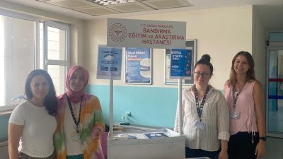 Bandırma Eğitim ve Araştırma Hastanesi’nde Diyetisyen Aslı Kanbur Usuğ’un verdiği