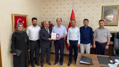 Gönen İlçe Müftülüğü, Mevlid-i Nebi Haftası dolayısıyla Kaymakam Ahmet Altuntaş’ı