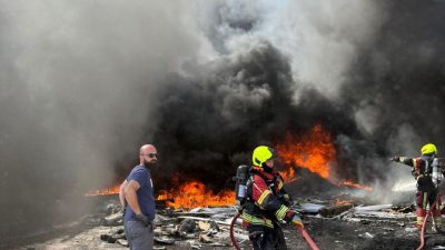 Bandırma 600 Evler Mahallesi Sanayi Sitesi’nde atıl durumdaki bir depoda