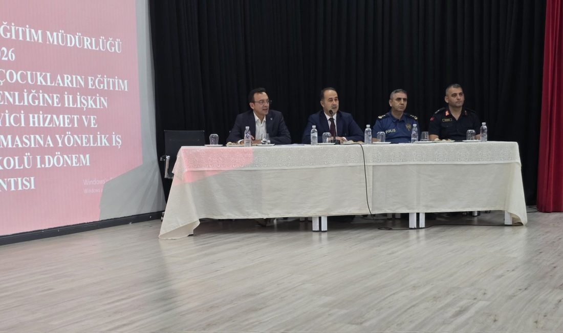 Yeni eğitim yılı öncesi güvenlik önlemleri görüşüldü Bandırma’da eğitim güvenliği için Kaymakam Engin Aksakal başkanlığında toplantı yapıldı.