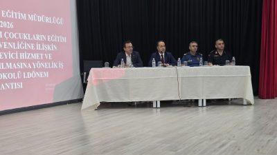Bandırma’da eğitim güvenliği için Kaymakam Engin Aksakal başkanlığında toplantı yapıldı.