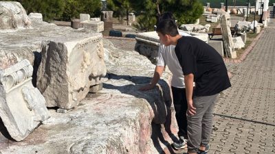 Bandırma Esnaf Sanatkarları Ortaokulu 8. sınıf öğrencileri, ders etkinliği kapsamında