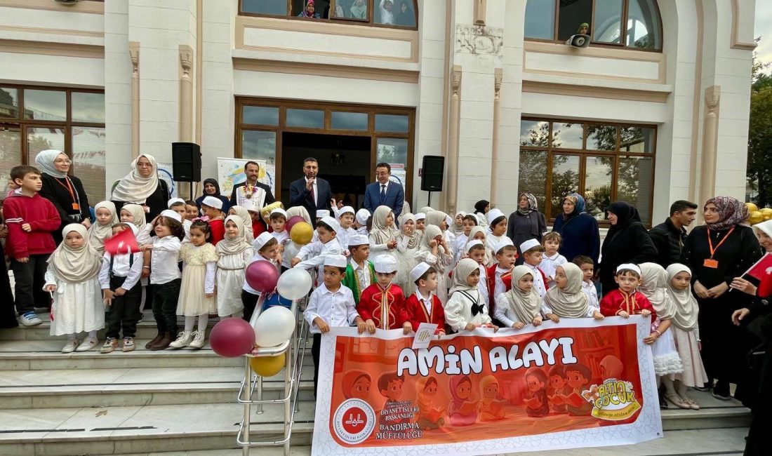 Bandırma’da Osmanlı Geleneği Amin Alayı töreni canlandı Altın Çocuk 4-6