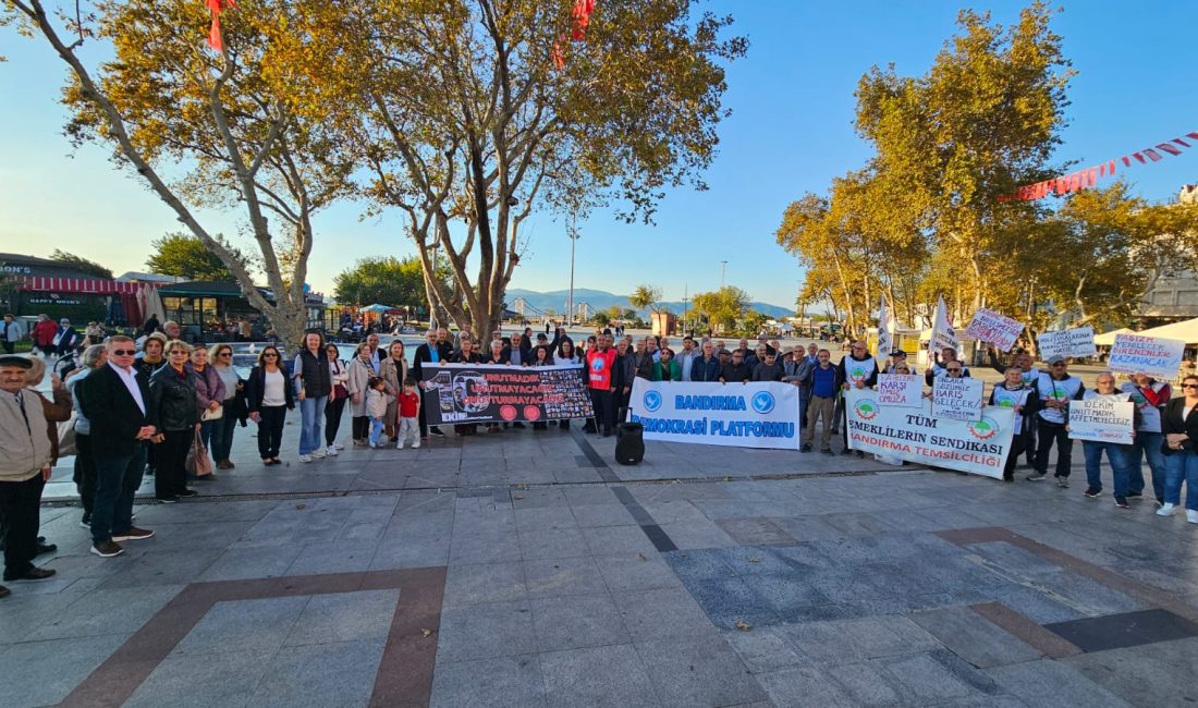 Bandırma’da Ankara Garı Saldırısının 10. yılında anma etkinliği Bandırma Demokrasi Platformu, 10 Ekim Ankara Garı saldırısının 10. yıl