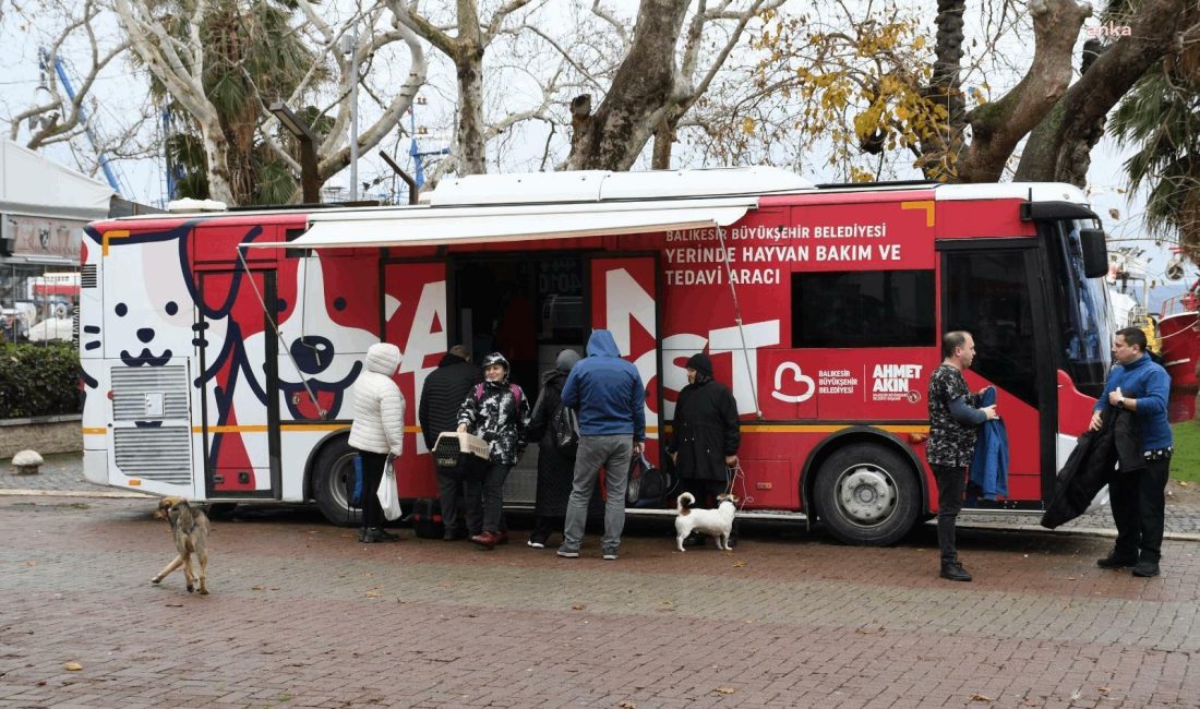 Can Dost “Vetbüs” 13 Ekim’de Bandırma’da Balıkesir Büyükşehir Belediyesi’nin mobil veteriner kliniği Can Dost (Vetbüs), 13
