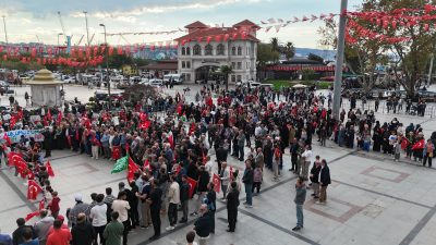 İsrail’in Gazze’ye yönelik saldırılarına ve Küresel Sumud Filosu’na yapılan son