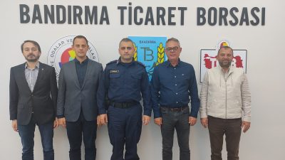 Bandırma İlçe Jandarma Komutanı Binbaşı Onur Durna, göreve başlamasının ardından