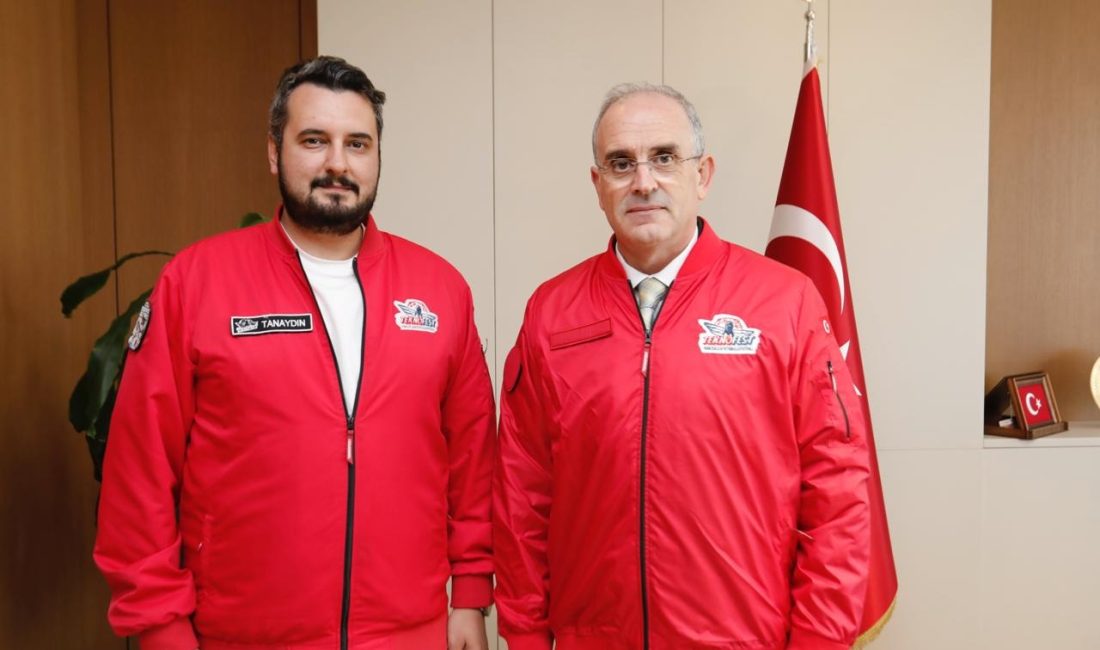 Teknofest T3 Vakfı Balıkesir İl Sorumlusu Gökhan Tanaydın ve beraberindeki