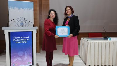 BANÜ Sağlık Bilimleri Fakültesi’nde gerçekleştirilen konferansta, meme kanserine yönelik erken