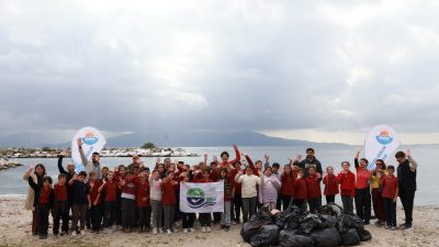 Marmara Adası’na bağlı Asmalı Köyü’nde, DenizTemiz Derneği (TURMEPA) iş birliğiyle