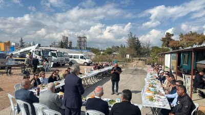 Bandırma Belediye Başkanı Dursun Mirza, Park ve Bahçeler Müdürlüğü şantiyesini