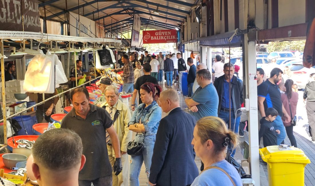 Bandırma Balık Hali’nde sezon yoğunluğu Balık sezonunun verimli geçmesiyle birlikte Bandırma Balık Hali’nde hafta sonu