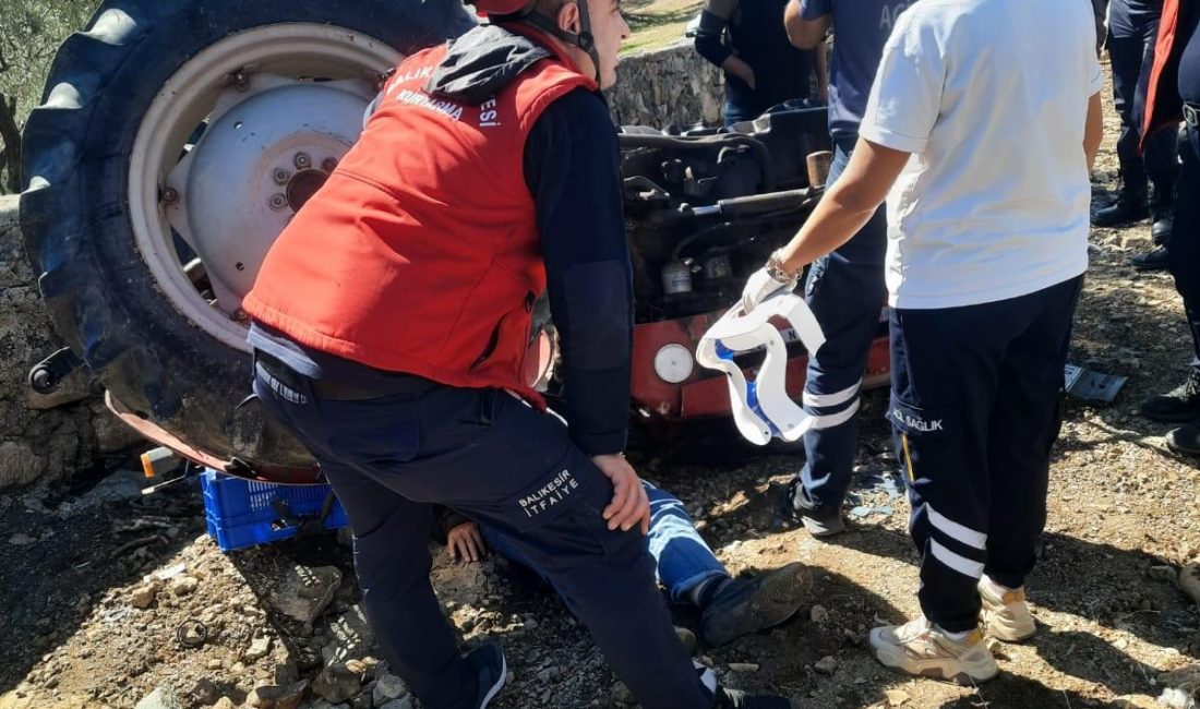 Balıkesir’de traktör devrildi, sürücü yaralandı Edremit ilçesinde meydana gelen traktör kazasında bir kişi yaralandı. Edinilen