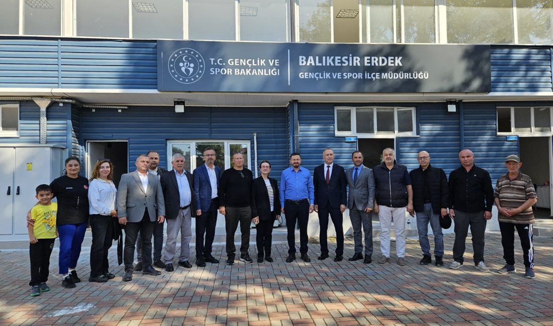 İl Başkanı Mehmet Aydemir, Erdek’e gerçekleştirdiği ziyarette Marmara Birlik Kooperatifi