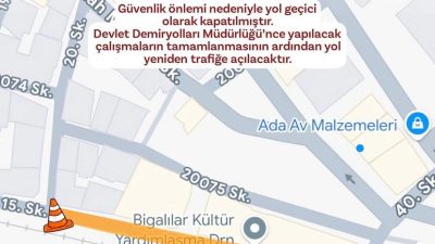 Bandırma Belediyesi, güvenlik ve altyapı çalışmaları nedeniyle Sunullah Mahallesi 15.