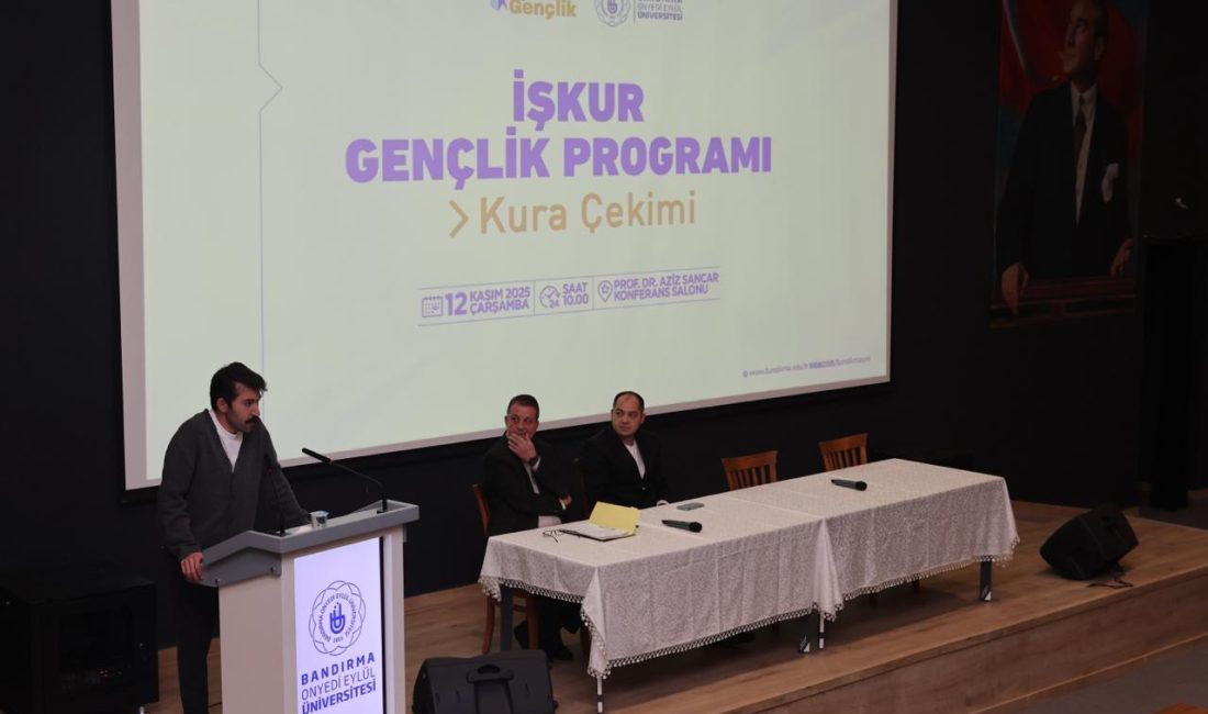 Bandırma Onyedi Eylül Üniversitesi’nde, Cumhurbaşkanlığı ve İŞKUR iş birliğiyle yürütülen