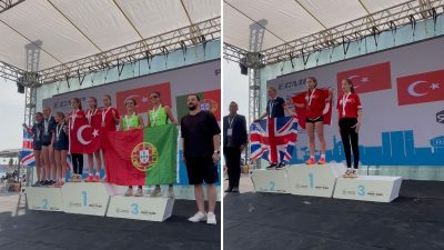 Antalya’da düzenlenen Modern Pentatlon yarışmalarında Bandırmalı sporcu Zeynep Demirel büyük