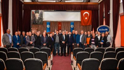 BASKİ Genel Müdürü Erdoğan Öztürk, Bandırma’daki muhtarlarla bir araya gelerek