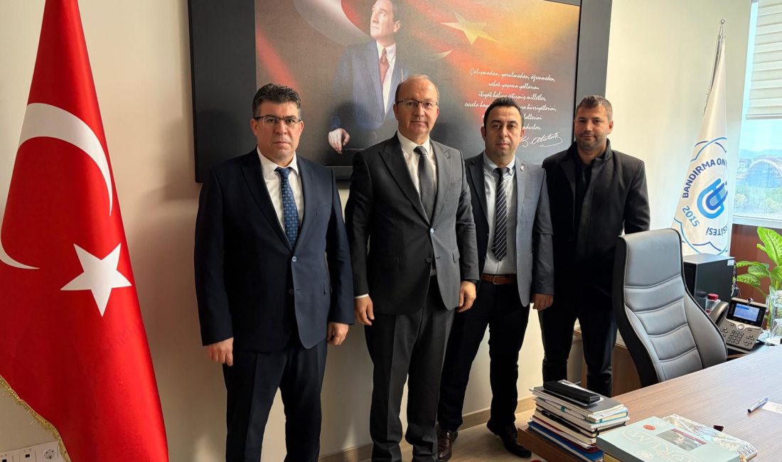 Denetimli Serbestlik ve BANÜ’den ortak proje görüşmesi Bandırma Denetimli Serbestlik Müdürlüğü, Bandırma Onyedi Eylül Üniversitesi’ni ziyaret ederek