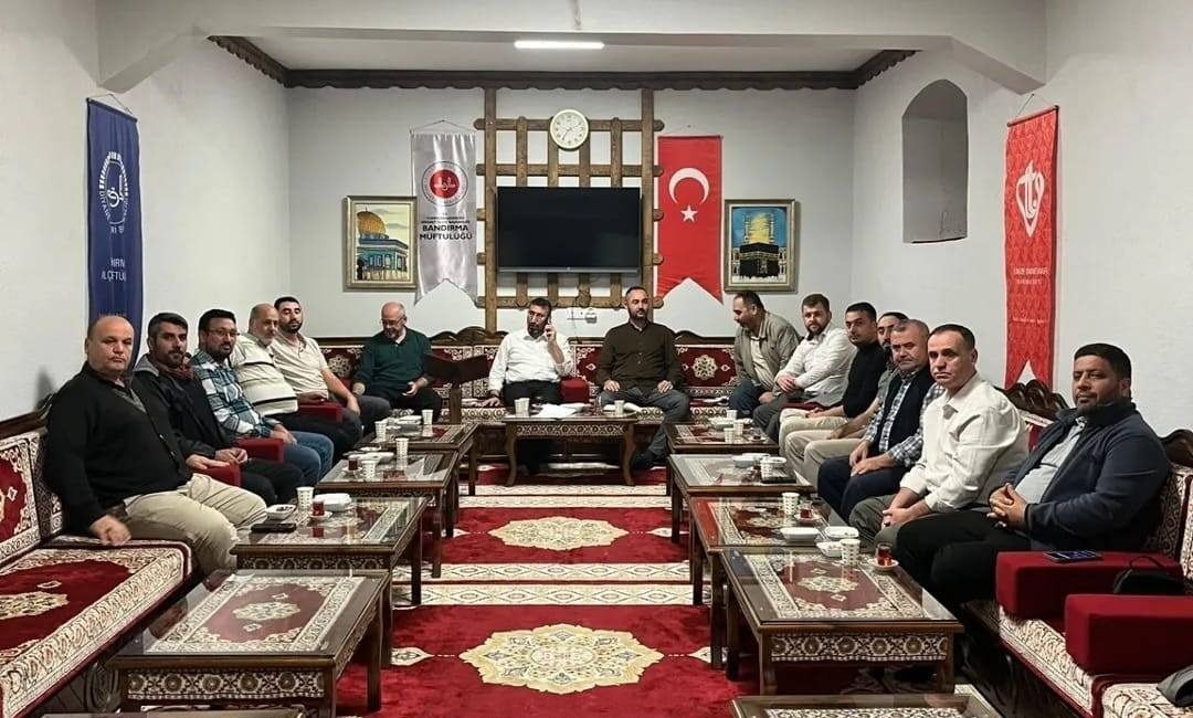Bandırma Müftülüğü, cezaevlerinde görev yapan manevi rehberlerle aylık değerlendirme toplantısı