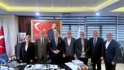 CHP Balıkesir Milletvekili Serkan Sarı ve Erdek heyeti, Bandırma Belediye