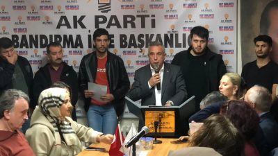 AK Parti Bandırma İlçe Teşkilatı, Danışma Meclisi Toplantısı’nda bir araya