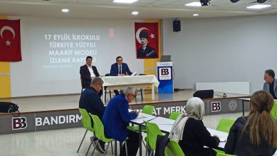 Bandırma İlçe Milli Eğitim Müdürü Mutlu Aslan başkanlığında, Türkiye Yüzyılı