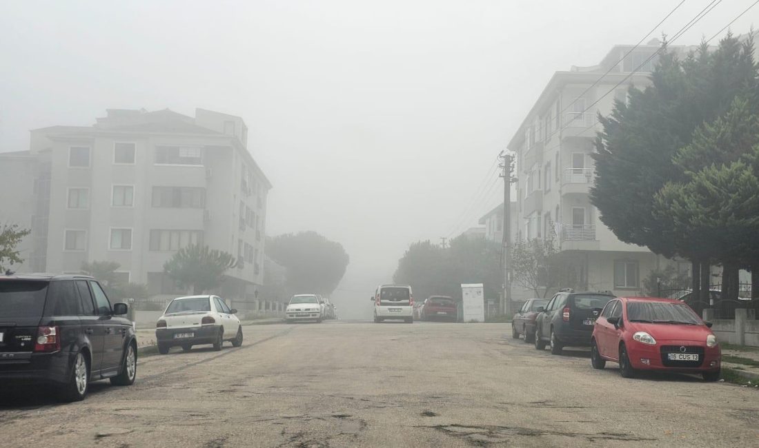 Bandırma’da yoğun sis etkili oldu Sabah saatlerinde etkili olan yoğun sis, şehirde görüş mesafesini yer