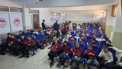 İnşaat Mühendisleri Odası ve BANDAK iş birliğiyle düzenlenen seminerlerde, ilkokul