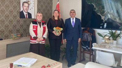 Erdek İlçe Emniyet Müdürlüğü’nü ziyaret eden Balıkesir Aile ve Sosyal