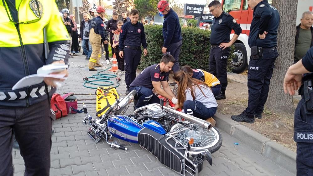 Motosiklet kazasında yaralının sıkışan ayağını itfaiye kurtardı Azerbaycan Bulvarı üzerinde meydana gelen motosiklet kazasında sürücü Ş.G.’nin ayağı