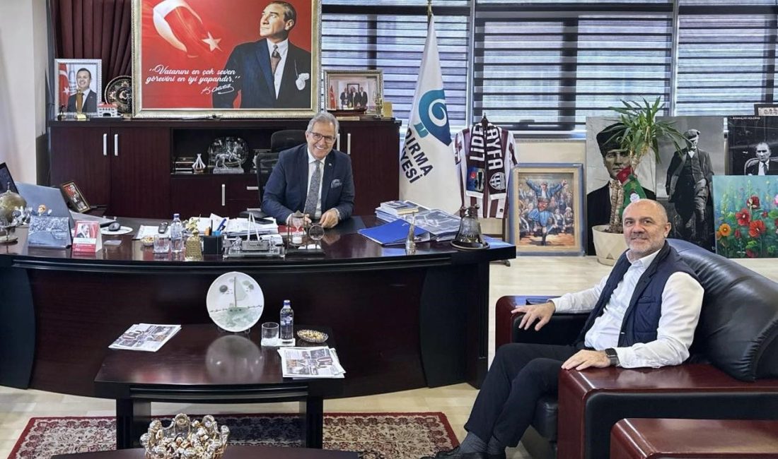 Bandırma ve Marmara belediye başkanları bir araya geldi Başkan Aydın Dinçer, Bandırma Belediye Başkanı Dursun Mirza’yı ziyaret ederek