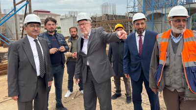 İl Müftüsü Hasan Hayri Yaşar ve İlçe Müftüsü Dr. Abdülhamid