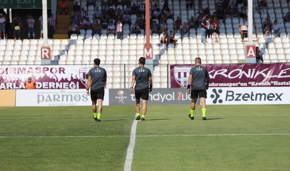 Bandırma 17 Eylül Stadı’nda oynanacak Bandırmaspor — Boluspor mücadelesinin düdüğünü