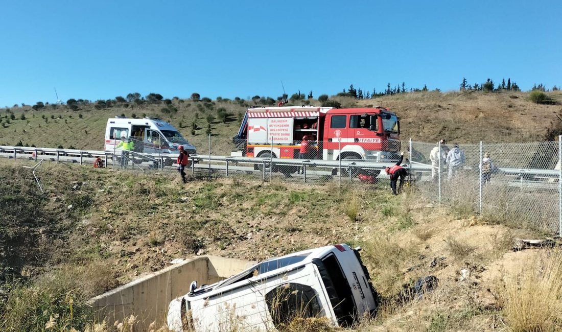 Balıkesir’de trafik kazası: 1 yaralı Balıkesir’de İzmir-İstanbul otoyolunda meydana gelen trafik kazasında 1 kişi yaralandı.