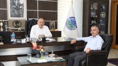 Gönen Belediye Başkanı İbrahim Palaz ve Manyas Belediye Başkanı Ahmet