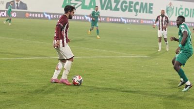  Trendyol 1. Lig’in 12. haftasında Iğdır FK ile Bandırmaspor 1-1