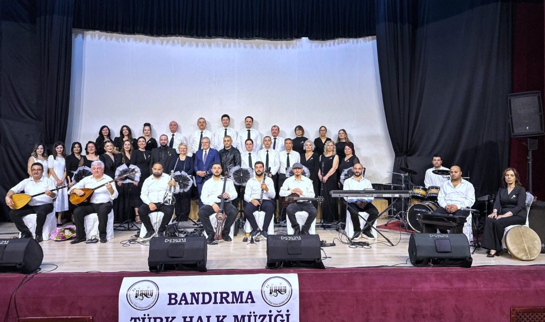 Bandırma’da unutulmaz türkü gecesi Bandırma Türk Halk Müziği Topluluğu, cuma akşamıBarış Manço Kültür Merkezi’nde