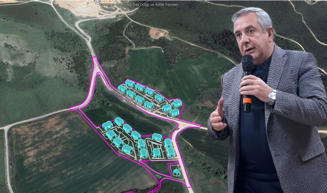 Bandırma’da Çalışkanlar Mahallesine TOKİ tarafından yapılması planlanan 462 konutun ihalesinin