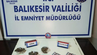 Erdek’te polis ekiplerince düzenlenen uyuşturucu operasyonunda 1 kişi gözaltına alındı.
