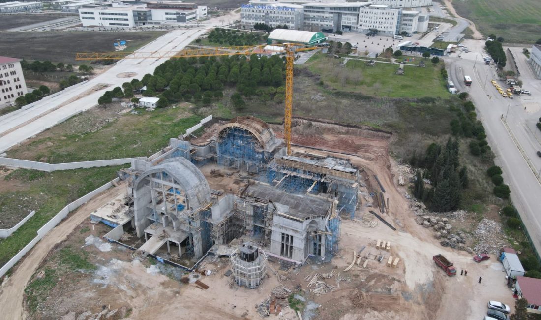 BANÜ camii inşaatında son durum açıklandı Bandırma Onyedi Eylül Üniversitesi Camii Yaptırma ve Yaşatma Derneği Başkanı