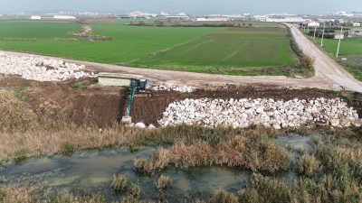 Sığırcı Deresi’nde yürütülen ıslah çalışmalarıyla Bandırma’da taşkın riski düşürülürken, can