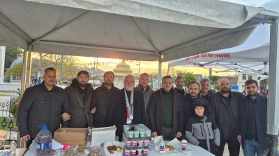 Bandırma’da düzenlenen “Gazze’ye Destek Hayır Çarşısı”, vatandaşlardan yoğun ilgi gördü